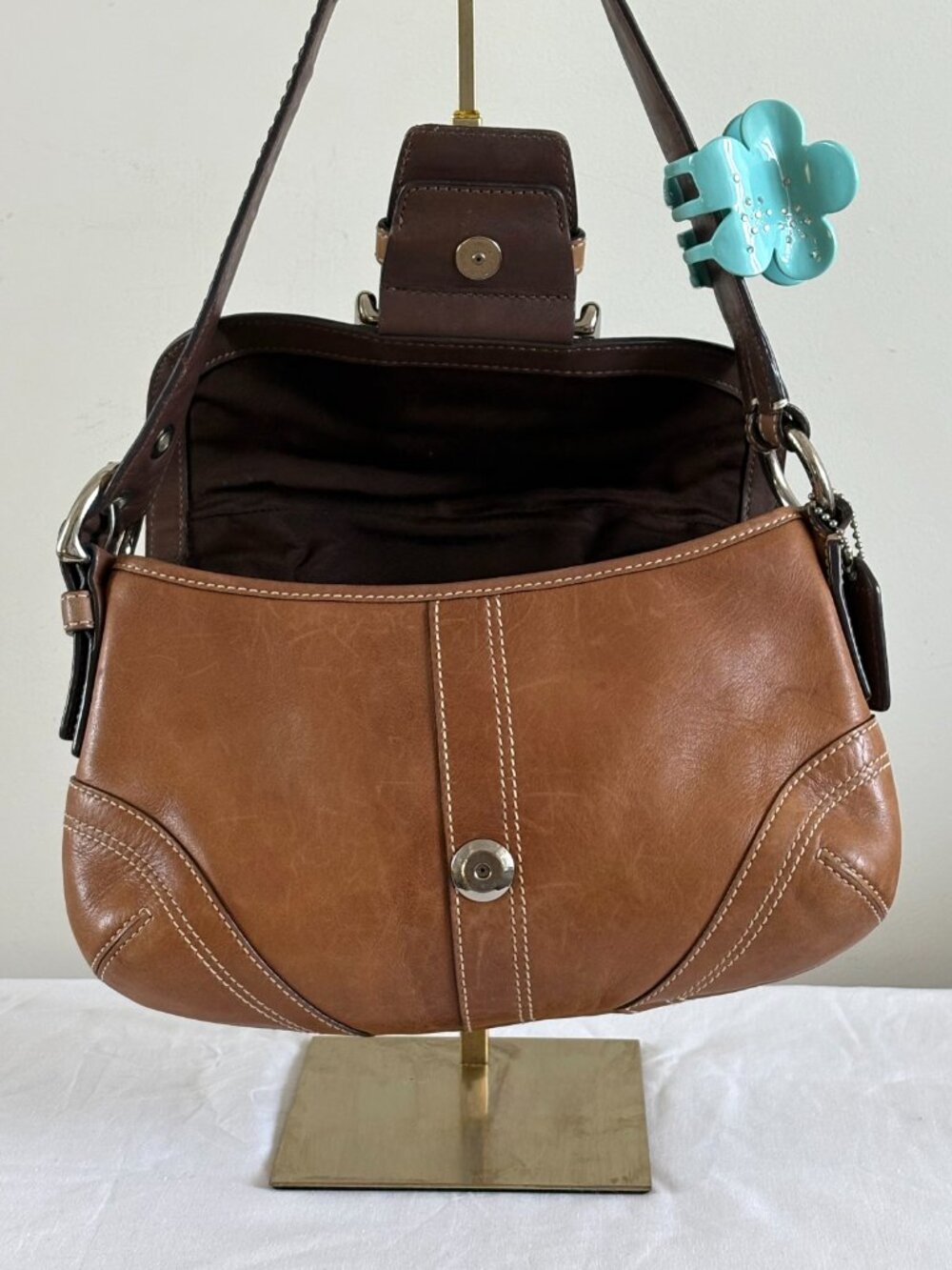 Rare COACH Leather Soho Shoulder Bag - Picture 7 of 10